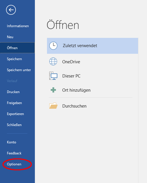 Aenderung annehmen 2